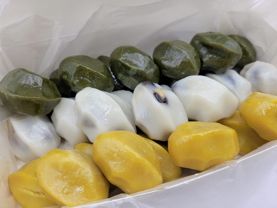이연순 명인떡 추석 3색 송편 — 참깨·녹두·서리태, 매장 현장 판매